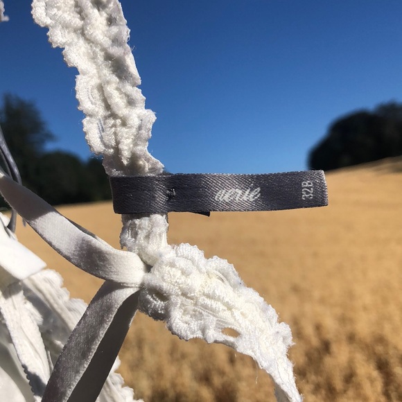 White Aerie Triangle Bralette 32B - Picture 4 of 4